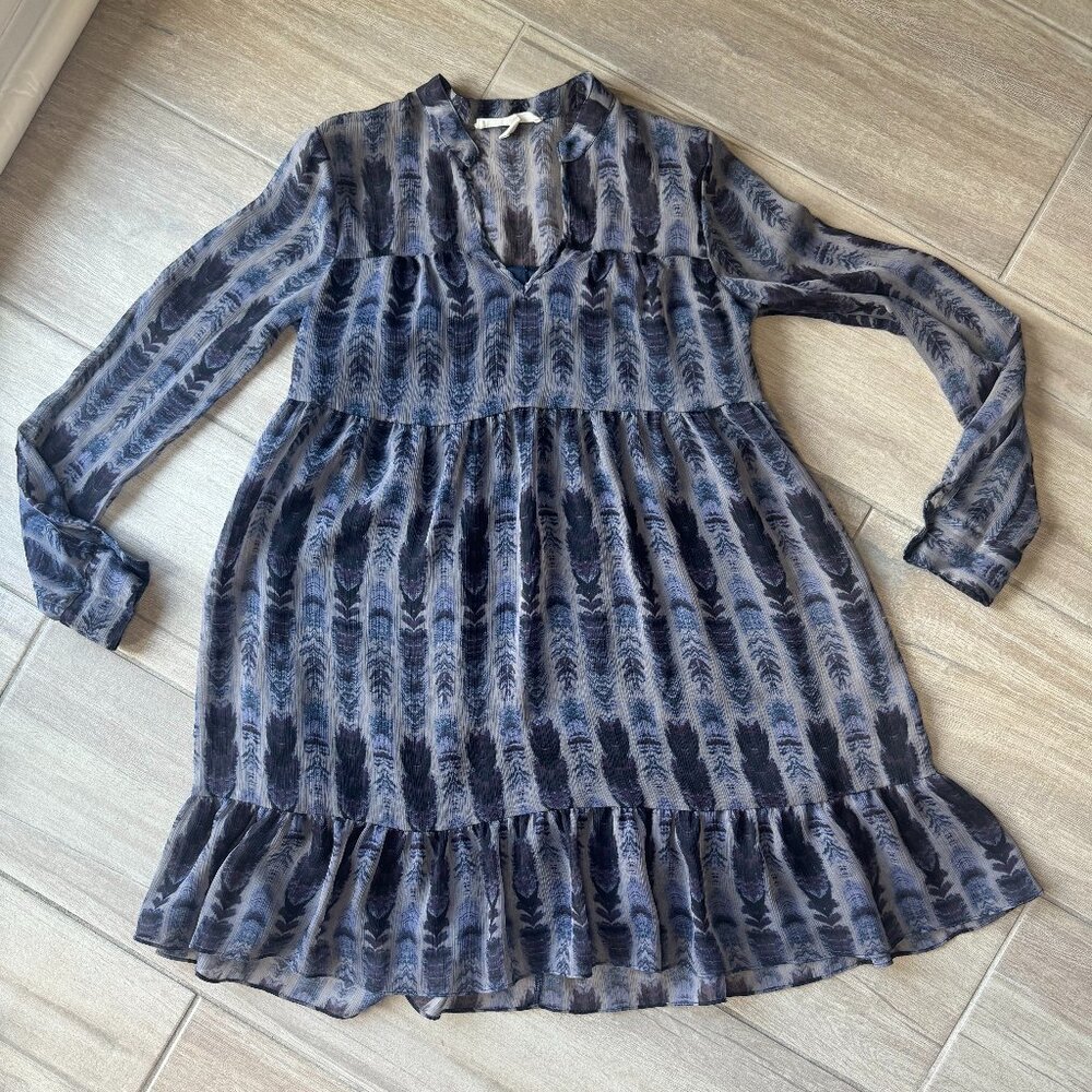 BCBG Generation Patterned Tunic Flowy Dress - Size XS